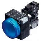 Buton luminos complet albastru cu led integrat 24V ca/cc 1ND Siemens